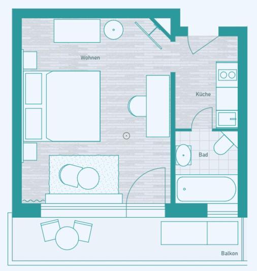 Livingroom Mathildenhoehe Darmstadt Dış mekan fotoğraf