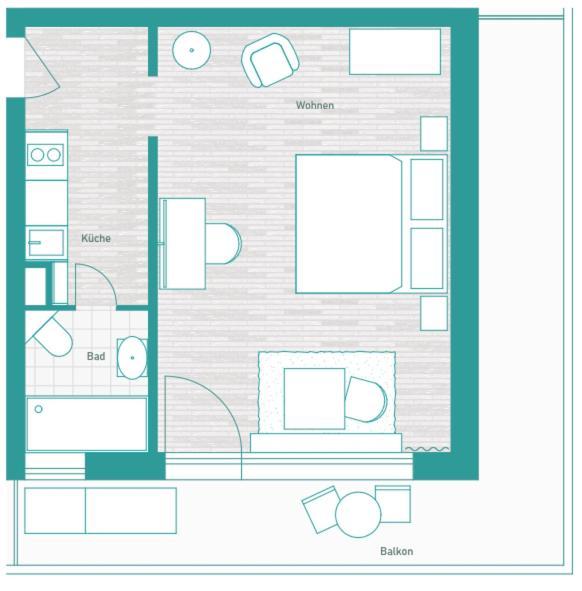 Livingroom Mathildenhoehe Darmstadt Dış mekan fotoğraf